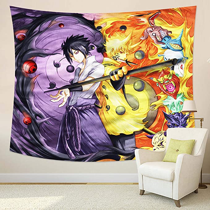 Sasuke tapestry best sale