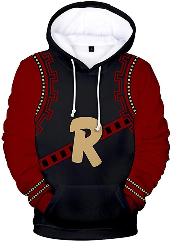 Red Riot Hero Costume Hoodie - Live Like Anime